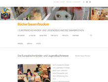 Tablet Screenshot of buchmesse-saarbruecken.eu